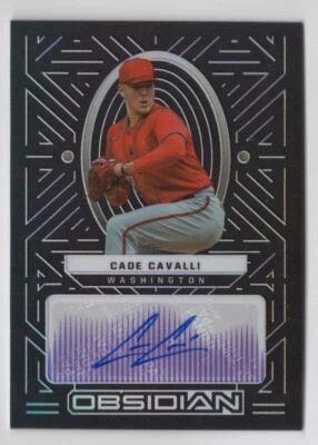 2022 PANINI OBSIDIAN AUTO CADE CAVALLI /99 - Image 1 of 2