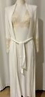 Ritratti long nightgown and robe , colour vanilla , sizes IT S ( N/gwn) S-M Robe