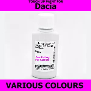Touch Up Paint for Dacia Vehicles Car Multiple Colour Listing 30ml - Picture 1 of 81