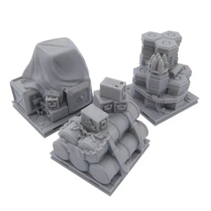 Sci-Fi SUPPLY PALETTES for KILL WARFARE NECROMUNDA FALLOUT WASTELAND TERRAIN - Picture 1 of 5