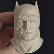 Bruce Wayne The Batman 1/6 Head Carving Unpainted White Mold For 12in Figure