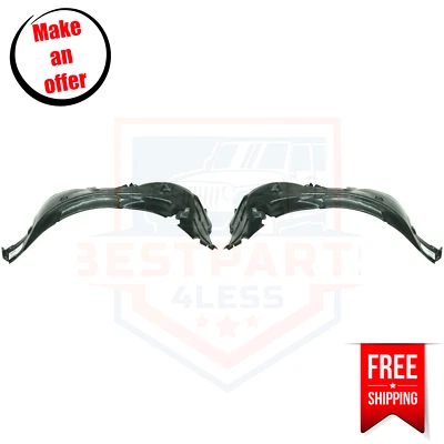 Front Fender Liner Set of 2 Left & Right Side for 2004-2007 BMW 525i/530i Base Foto 1 de 4