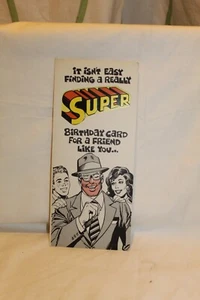 Vintage 1978 DC Mark 1 SUPERMAN AND FRIENDS Wonder Woman Birthday Card # 16 - Picture 1 of 3