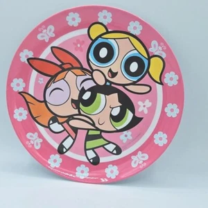 8" PowerPuff Girls 2002 Melamine Plastic Plate Zak Design Cartoon Network  - Picture 1 of 6