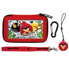 Étui DSi 3DS Nintendo Angry Birds jeu support rouge étui de transport ensemble accessoires Ba