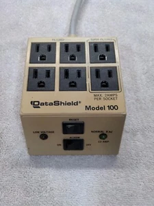DATASHIELD Protector contra sobretensiones Modelo 100 6 SALIDAS Unidad de Potencia PTI Taiwán De Colección - Imagen 1 de 9
