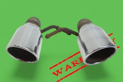 02-2005 Ford Thunderbird Izquierdo Derecho Escape Tubo de escape Punta Silenciador Corte Piezas Foto 1 de 4