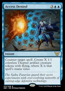 *MINT* Access Denied - Kamigawa: Neon Dynasty Commander (BU) - MTG - Foto 1 di 1