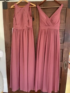 AZAZIE Bridesmaid Dresses In Dusty Rose One New With Tags One Preowned - Picture 1 of 19