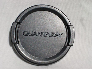 QUANTARAY 58mm plastic front lens cap Black Logo #00399 - Picture 1 of 4