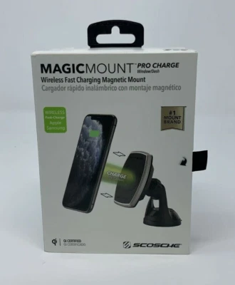 Scosche MagicMount Pro Charge Wireless Fast Charging Magnetic Mount MPQ2WD-XTSP1 - Image 1 of 4