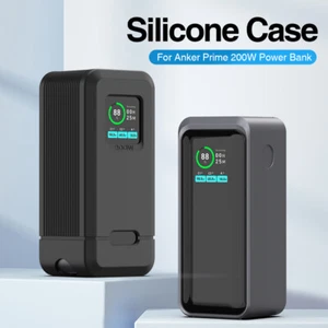 Silicone Case for Anker Prime Power Bank 20,000mAh 200W TF/SIM card storage - Picture 1 of 14