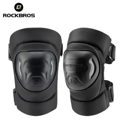 ROCKBROS Motorcycle Knee Pad Windproof Warm EVA Protective Gear Shockproof - Image 1 of 4