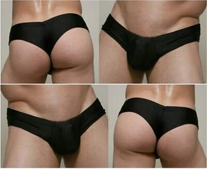 MCT 18409 Herren Swell Push-Up Rio SLIP GAY Briefs BULGE POUCH in SCHWARZ S-XL - Picture 1 of 49