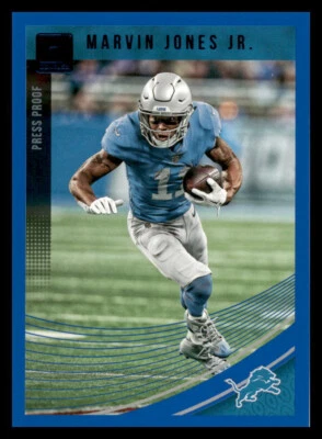 2018 Donruss Press Proof Blue # 100 Marvin Jones Jr. - Detroit Lions - Image 1 of 2