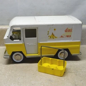 Vintage Buddy L Borden's Fresh Milk Delivery Truck, Van Pressed Steel Vehicle - Picture 1 of 22
