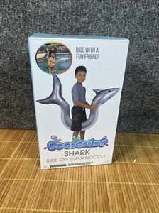 Pool Candy Ride-On Super Noodle Pool Float Shark~NIB - Picture 1 of 2