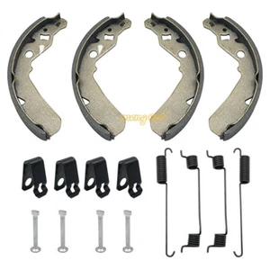 Front Brake Shoes Springs Pins Kit for Kawasaki Mule 600 610 SX KAF400 2005-2022 - Picture 1 of 7