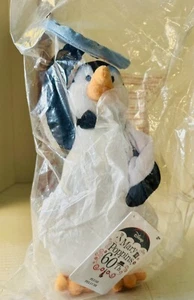 Disney Mary Poppins 60° Anniversario Peluche Pinguino Cameriere con Vassoio 14” Nuovo con etichette - Foto 1 di 10