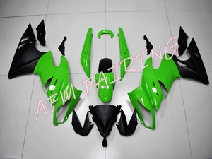 Green Matte Black ABS Injection Fairing Kit for Ninja650 ER-6F 2009-2011 - Picture 1 of 6
