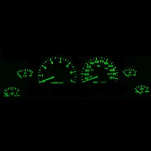 New Green LED kit Light Bulbs Gauge Cluster For ZJ Jeep Grand Cherokee 1993-1998 - Picture 1 of 6