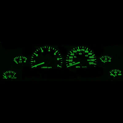 New Green LED kit Light Bulbs Gauge Cluster For ZJ Jeep Grand Cherokee 1993-1998 - Image 1 of 4