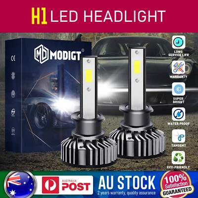 MODIGT 2x H1 LED Headlight Bulbs Hi/Lo Beam Globe For Kia Sportage 1997-2003 - image 1 of 4