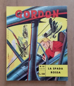 FUMETTO GORDON n.13 del 16 Gennaio 1965 LA SPADA ROSSA F.lli Spada . - Picture 1 of 7