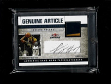 Jermaine O'Neal 2004-05 Fleer GENUINE ARTICLE Patch Auto #/20 Indiana Pacers SP