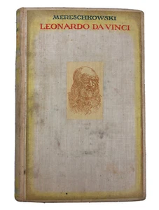 Vintage LEONARDO DA VINCI Historischer Roman : Dmitri Mereschkowski Hardcover - Picture 1 of 11