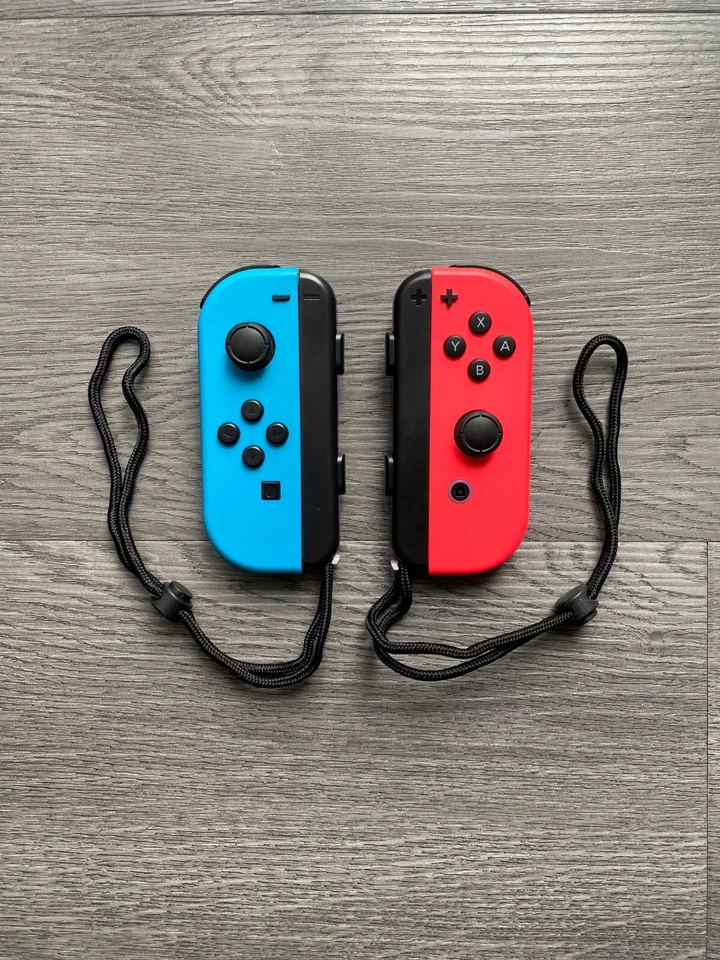 Wireless Controllers for Nintendo Switch Joy-Con Left & Right Neon Blue And Red - Image 1 of 4