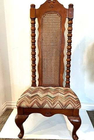 American Drew Bicentennial Edition Tree of Promise Caned Back Slipper Chair Cover
