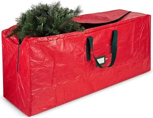 Heavy Duty Large Christmas Tree Storage Bag Holiday Red Up to 9ft NEW EXPEDITED - Picture 1 of 1