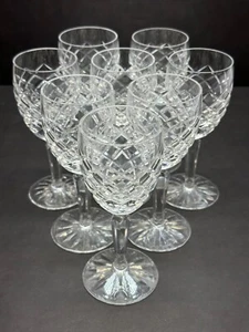 8er SET - WATERFORD "COMERAGH" WEISSWEIN/CLARET GLÄSER - 6" - Bild 1 von 4