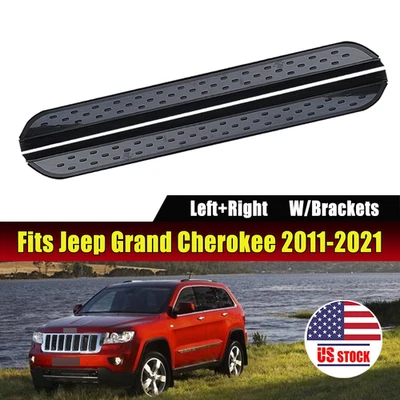 Foot Steps fit for Jeep Grand Cherokee 2011-2021 Running Boards Side Steps Nerf - Image 1 of 4