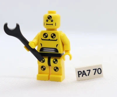 Demolition Dummy Series 1 License Plate PA7 70 CMF LEGO® Minifigure Mini Figure - Image 1 of 4