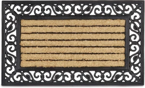 Zerbino Ingresso Casa, 75X45 Cm, Tappetino Rettangolare Classic, Fibra Di Cocco, - Foto 1 di 12