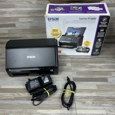 Epson FastFoto FF-680W Wireless High-Speed Photo/Document Scanner - Tested - Image 1 of 4