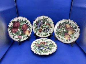 Sakura Sonoma Plato Ensalada Uvas Manzanas Peras Fruta Lote De 4 - Imagen 1 de 8