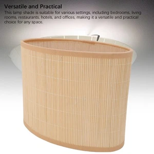 Oval Boho Lamp Shade E27 E14 Lampshade Replaceable For Pendant Light Floor Lamp - Picture 1 of 12