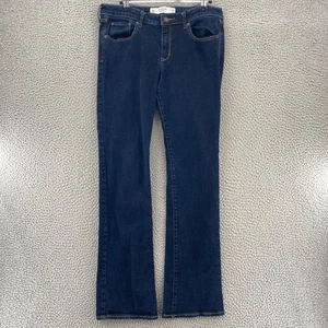Pantalones de mezclilla Abercrombie & Fitch para mujer 10R The A&F Bootcut azul lavado oscuro elástico - Imagen 1 de 12