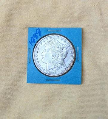 Moneda de 1 dólar de plata Morgan de 1888 muy bonita - 90% plata Foto 1 de 4