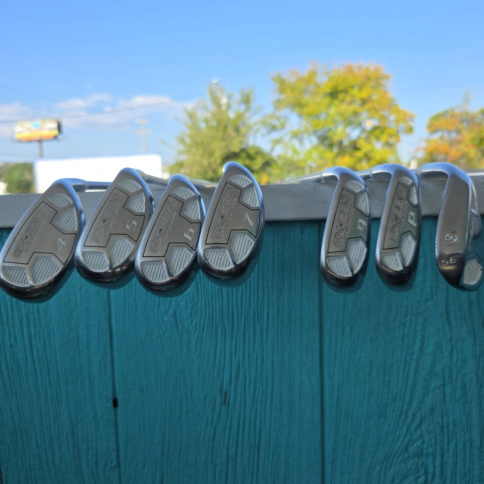  Women PowerBilt EX-550 4-PW+SW *No 8 Iron Hybrid Irons Graphite Lady Flex Shaft - Image 1 of 4