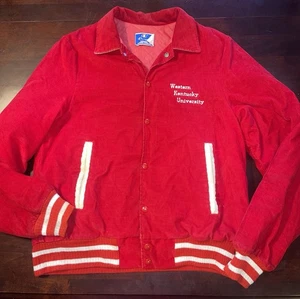 Chaqueta Universitaria De Colección Años 80 Campeón Pana West Kentucky University Mediana EE. UU.  - Imagen 1 de 9