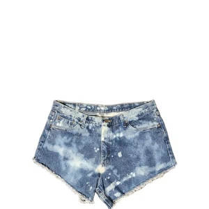 Wrangler Cut Off Tie-dyed Jeans Altered To Shorts Gr. 38 - Bild 1 von 8