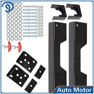 88-98 For Chevy Silverado C1500 GMC Sierra Rear Support & Drop Flip Kit C-Notch Foto 1 de 4