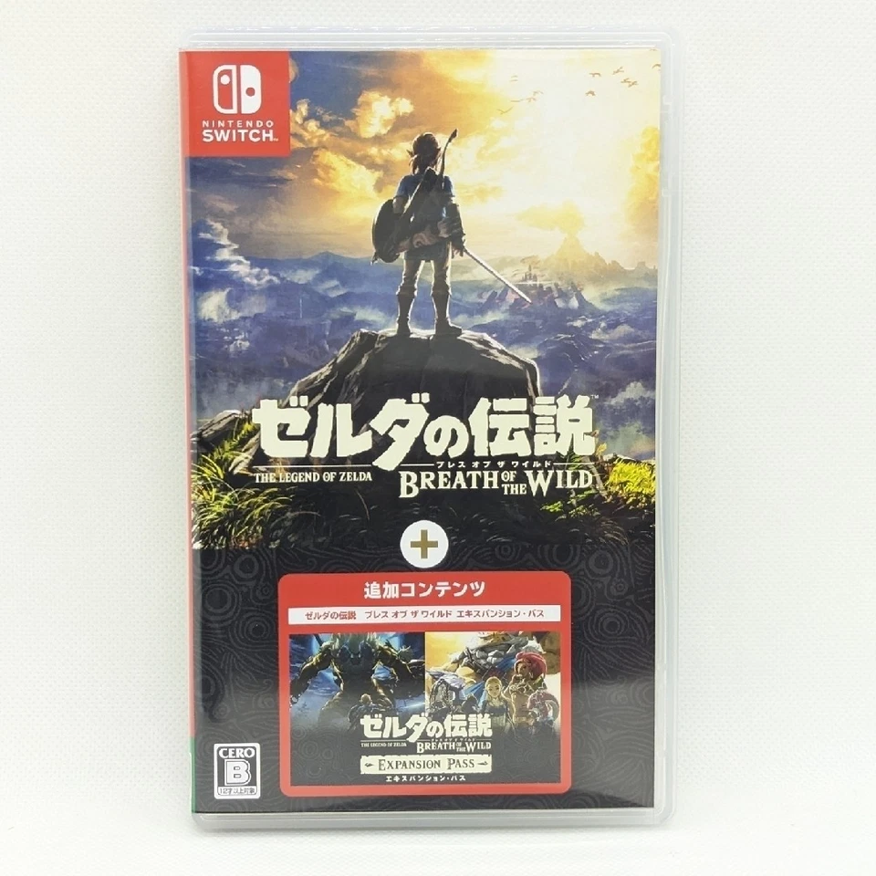 The Legend of Zelda Breath of the Wild + Expansion Pass JAPAN Nintendo Switch - Image 1 of 3