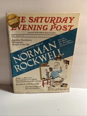 The Saturday Evening Post Special Norman Rockwell Artwork Issue Jan/Feb 1978 - Image 1 of 2