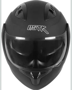Motorcycle Dual Visor /Flip up /Modular /Full Face Helmet DOT Approved XL Black - Bild 1 von 11