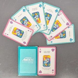 Drug Rep Pharmaceutical Promo Ambien Advertising Deck Of Cards - Picture 1 of 3